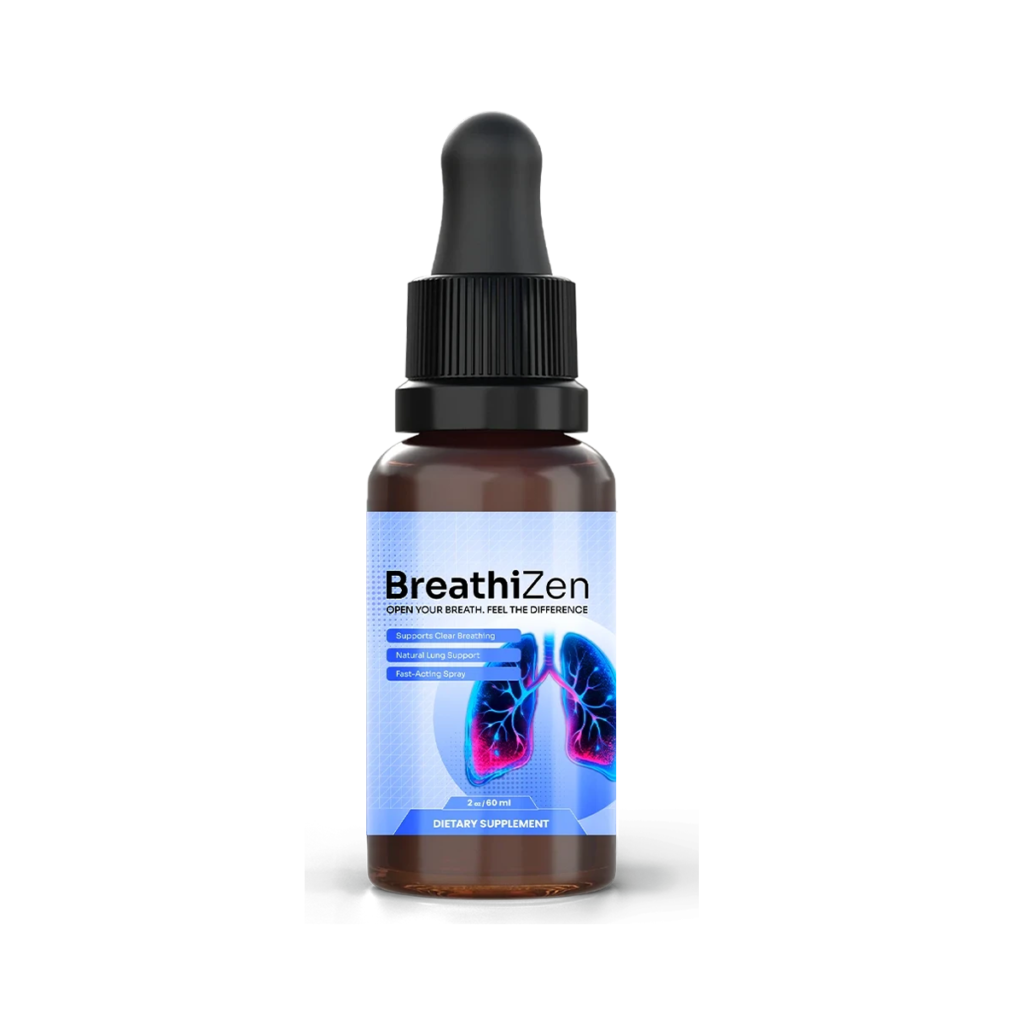 BreathiZen lung and respiratory support drops, 60 mL bottle